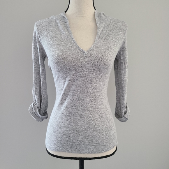 Cherish Tops - 🍉 Cherish Gray Hoodie Longsleeve Shirt Small